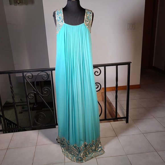 Nicole Miller Dresses & Skirts - Vintage Nicole Miller Long Silk Sequin Dress